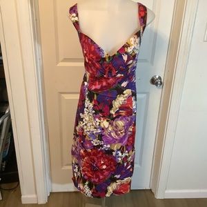 Clues Collection floral dress size 14